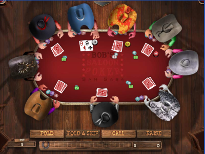 vue table de poker